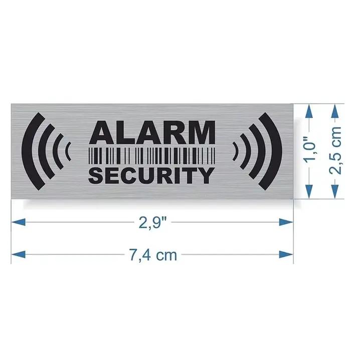 Autocollants de signe d'iode d'alarme de sécurité