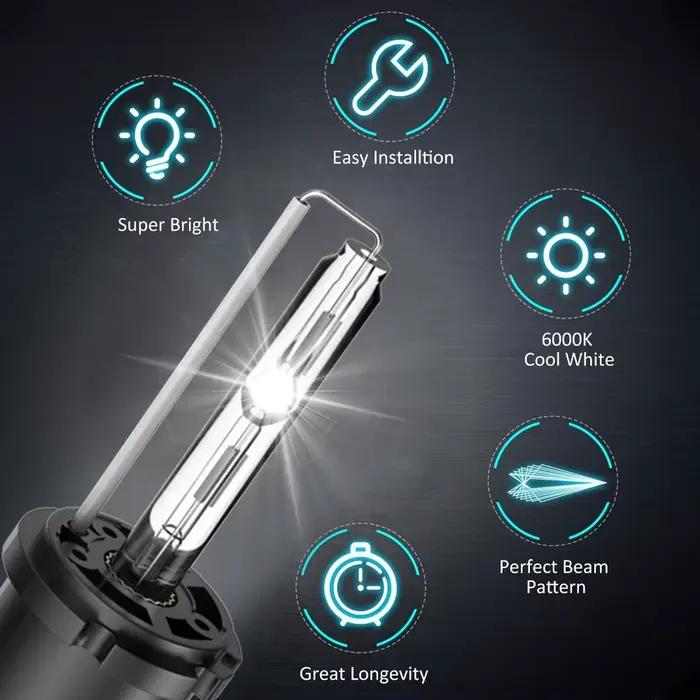 D1S lampes au xénon Super lumineux 12V 55W Hid phare de voiture D2S D3S D4S 6000K 8000K 10000K remplacement Auto phares