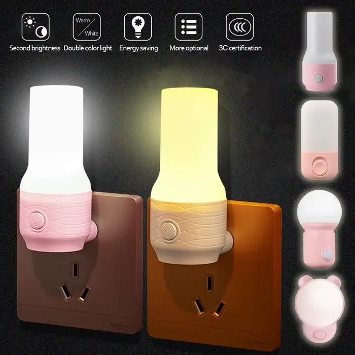 LED enfichable veilleuse LED gradateur bébé soins infirmiers oeil sommeil lumière chambre