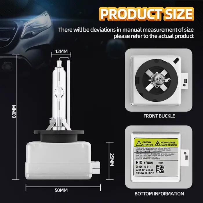 D1S lampes au xénon Super lumineux 12V 55W Hid phare de voiture D2S D3S D4S 6000K 8000K 10000K remplacement Auto phares