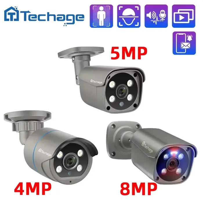 Techage-POE IP Foldbuy, 4MP, 5MP, 8MP, 4K