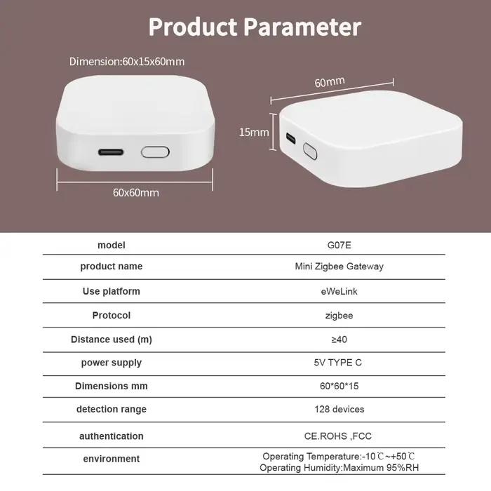 EWelink Zigbee Gateway Hub Mini Smart Bridge