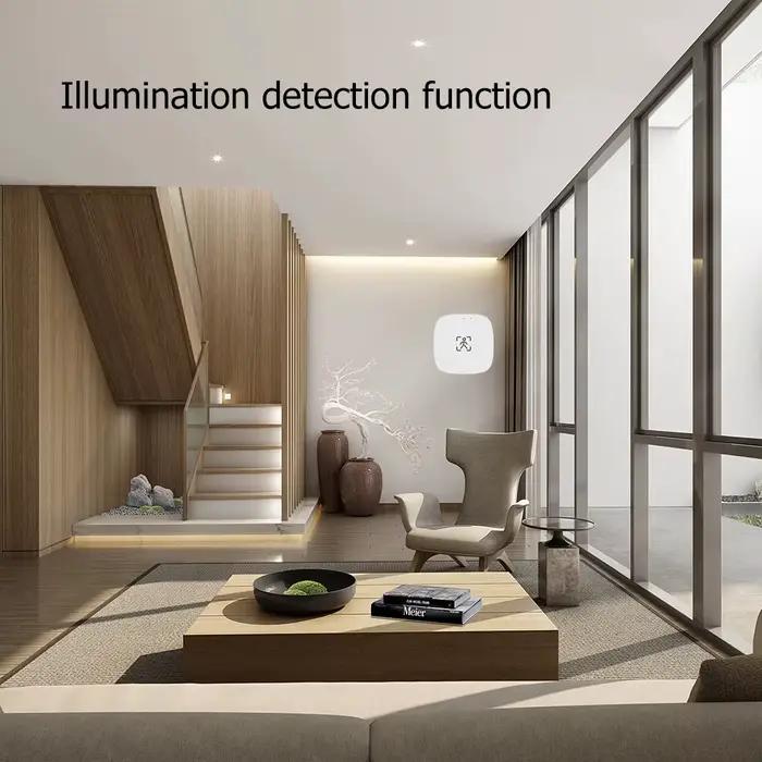 Wifi MmWave capteur de mouvement de présence humaine avec détection de Luminance/Distance 5/110/220V Tuya vie