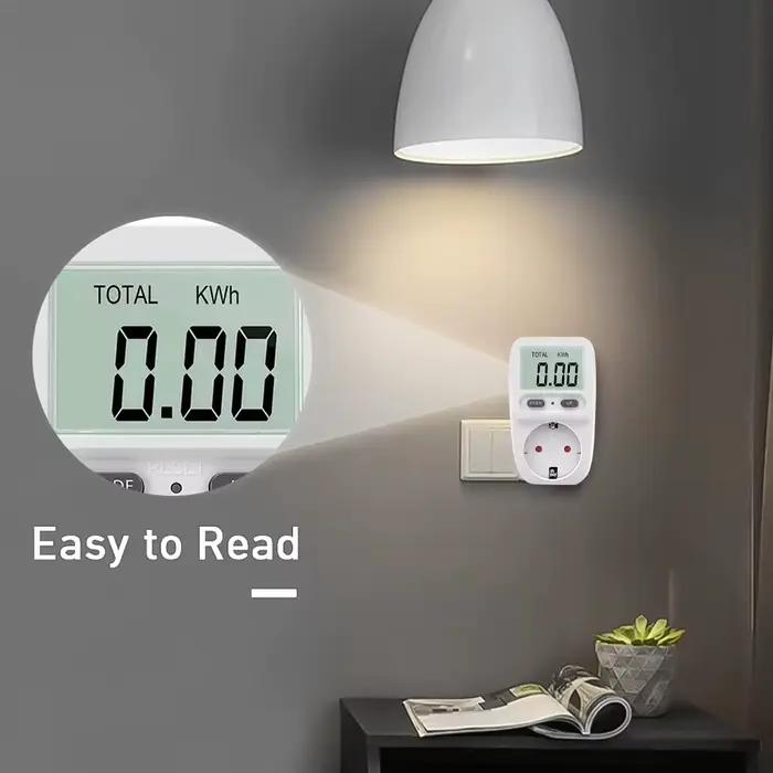 Compteur de puissance électrique 220V