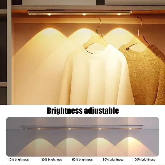 LED armoire veilleuse capteur de mouvement sans fil Ultra mince sous