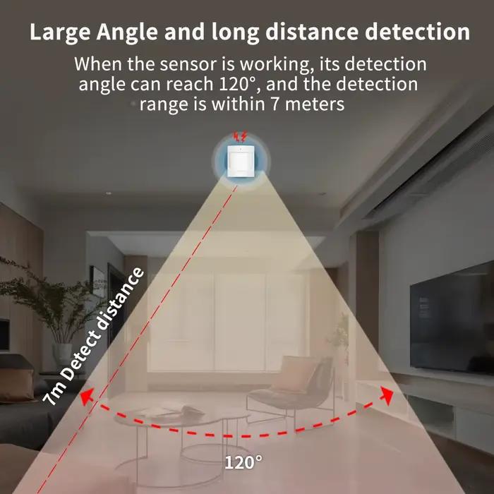 Détecteur de mouvement intelligent PIR LINCUKOO pour la sécurité domestique