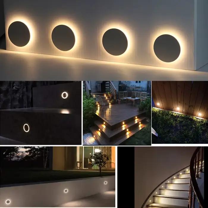 LED escalier applique extérieure étanche jardin décoratif escaliers