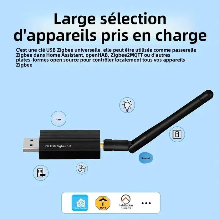 Haozee Zigbee 3.0 USB Dongle Plus Stick universel
