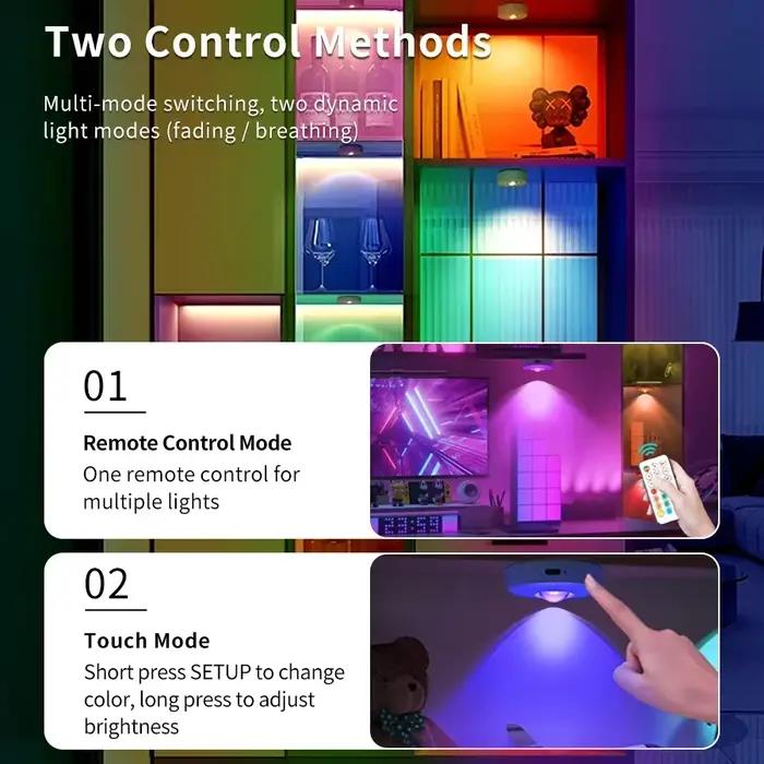 Lumière ambiante RGB avec télécommande