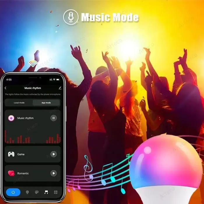 Ampoule LED intelligente Bluetooth Tuya