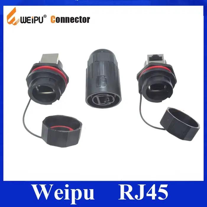 Weipu-Connecteur réseau RJ45 original