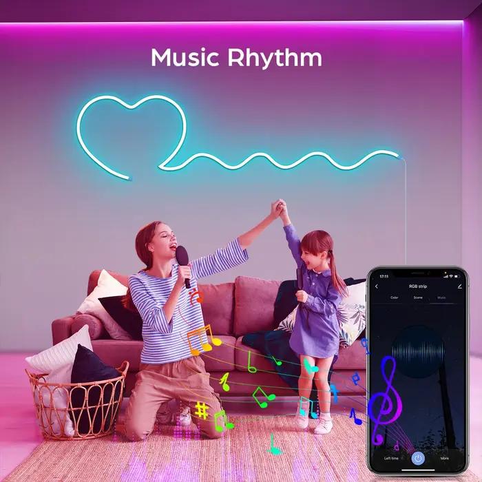Bande lumineuse LED COB WiFi RGB