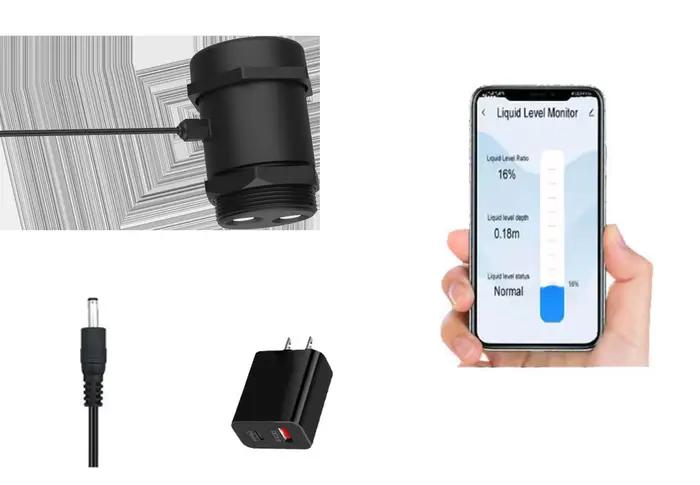 Moniteur de niveau de réservoir à ultrasons WiFi pour usage domestique ULS-03GW