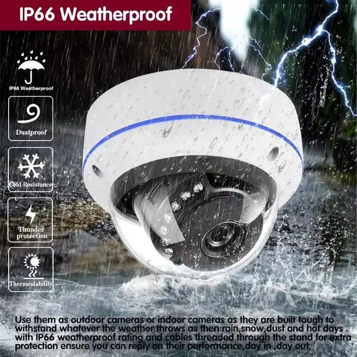Tuya-Caméra de surveillance intérieure IP POE HD 6MP/5MP
