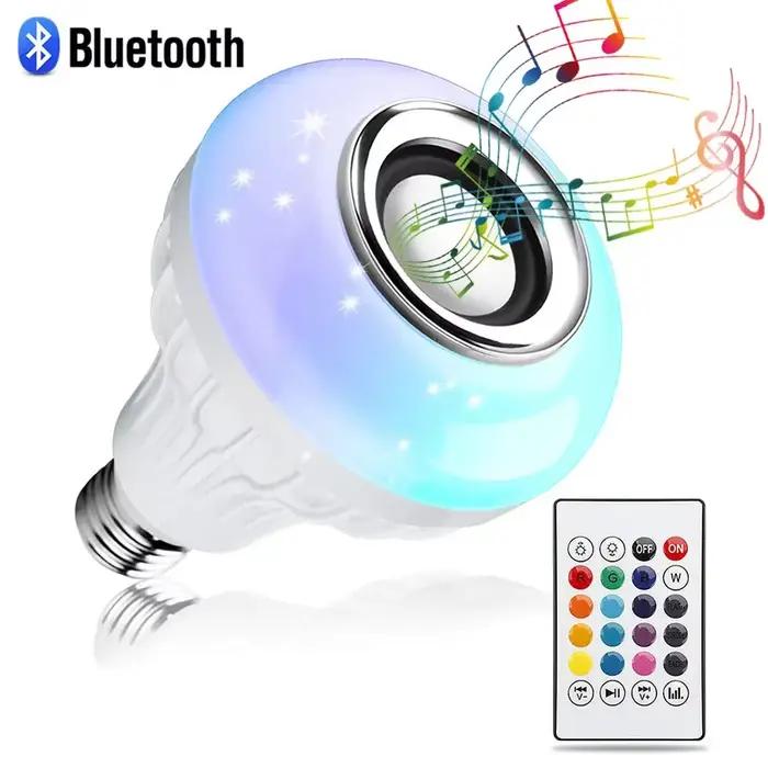 Ampoule de musique avec haut-parleur Bluetooth E27