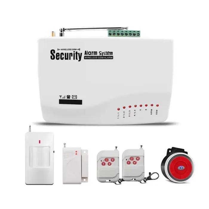 Système d'alarme anti-cambriolage GSM avec télécommande sans fil 433Mhz