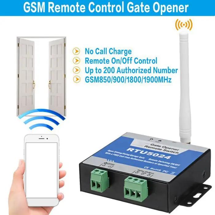 Ouvre-porte RTU5024 4G SMS alarme intelligente reconnaissance d'identification