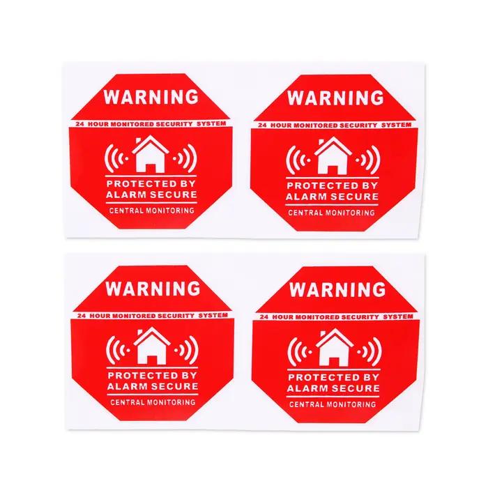 Autocollants de sécurité pour alarme domestique