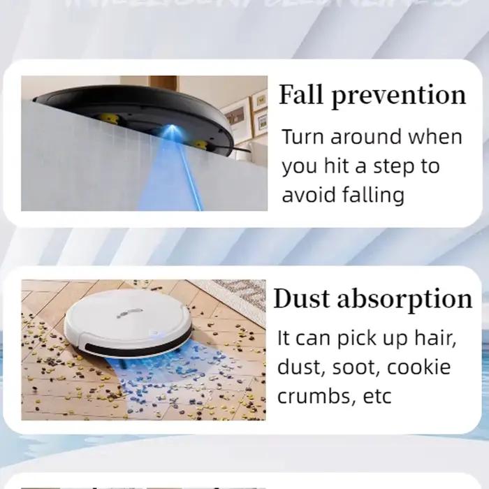 Robot aspirateur : Aspiration puissante