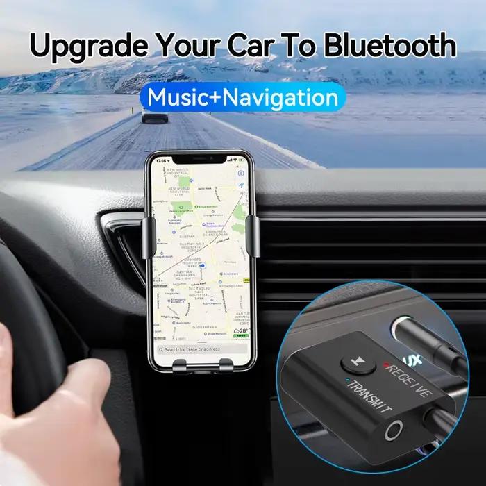 Nouvel Adaptateur Bluetooth 5.0 2 en 1 Transmetteur Récepteur Audio 3.5mm AUX Jack RCA USB Dongle Stéréo Sans Fil pour TV Kit Voiture PC Haut-Parleur Casque
