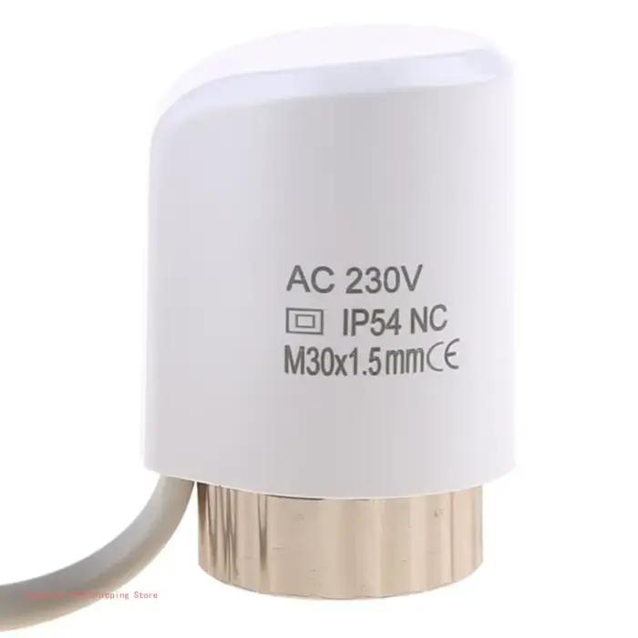 10 actionneurs thermiques électriques 230V normalement fermés NC M30 \ 1.5mm TRV