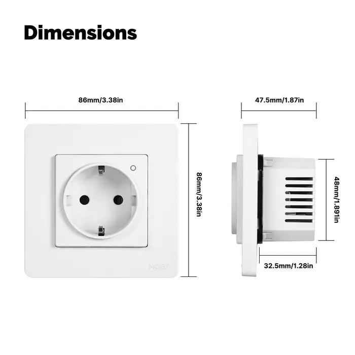 MOES Tuya ZigBee prise murale
