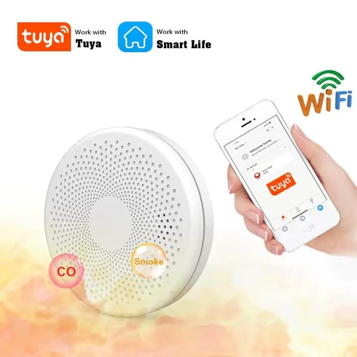 Tuya Smart-Détecteur de fumée et de CO