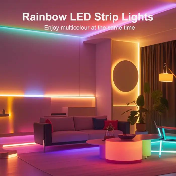 Bande lumineuse LED néon RGBIC intelligente