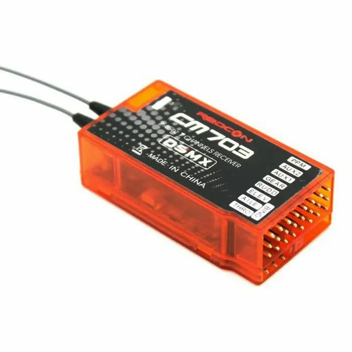 Récepteur de télécommande CM703 2.4G 7 canaux pour voitures et camions RC avec sortie PPM et système de sécurité intégré pour les pilotes passionnés