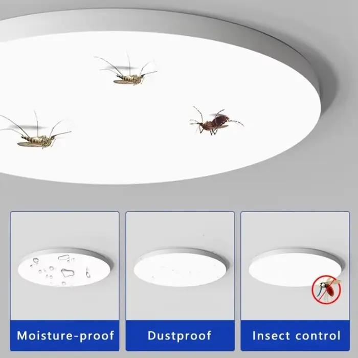 Plafond moderne à LEDs lumière étanche à la poussière trois preuves