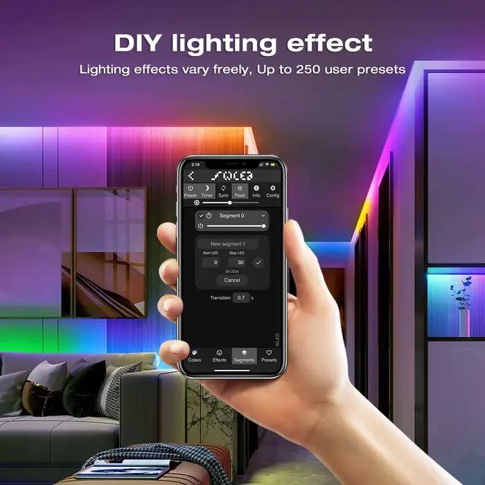 Contrôleur intelligent de bande LED WLED
