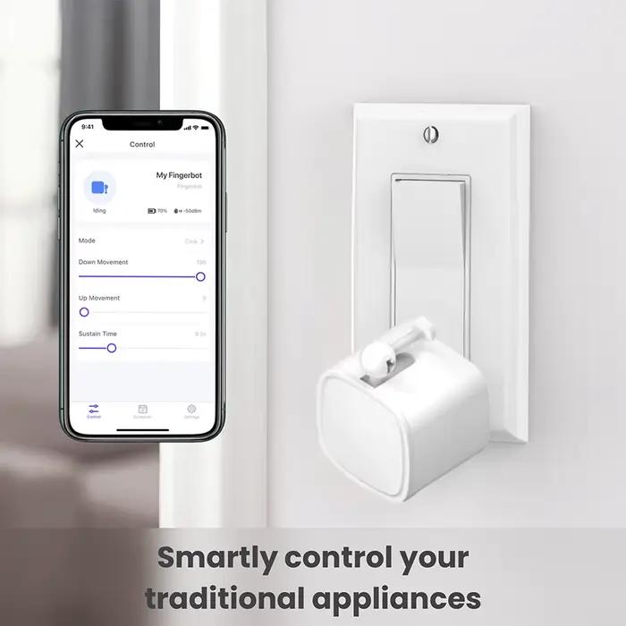 Bouton de commutation de Robot de doigt Bluetooth Tuya