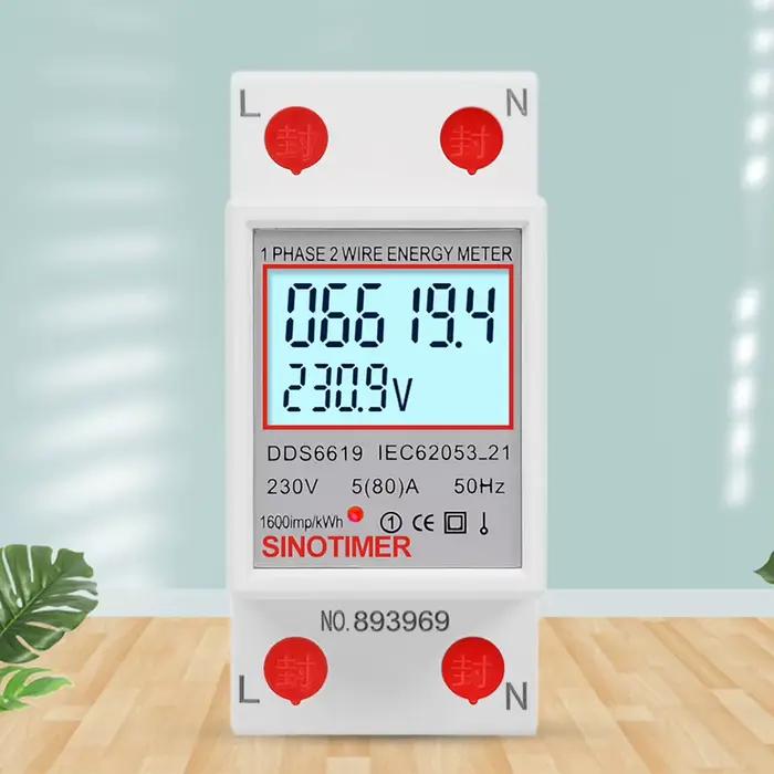 Moniteur numérique de consommation d'électricité pour la maison ou l'entreprise