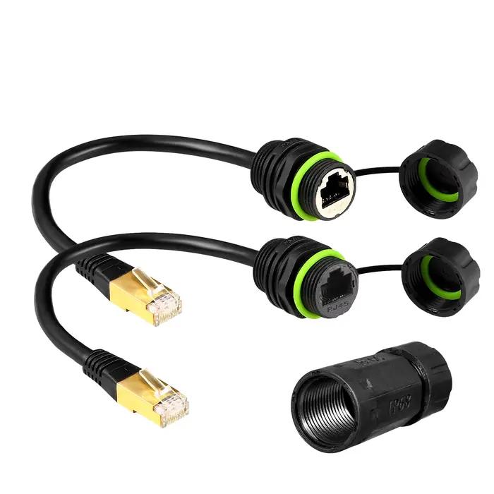 Connecteur étanche RJ45 8p8c mâle à 600