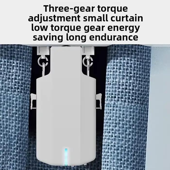 Moteur de rail de rideau électrique intelligent avec télécommande pour usage domestique