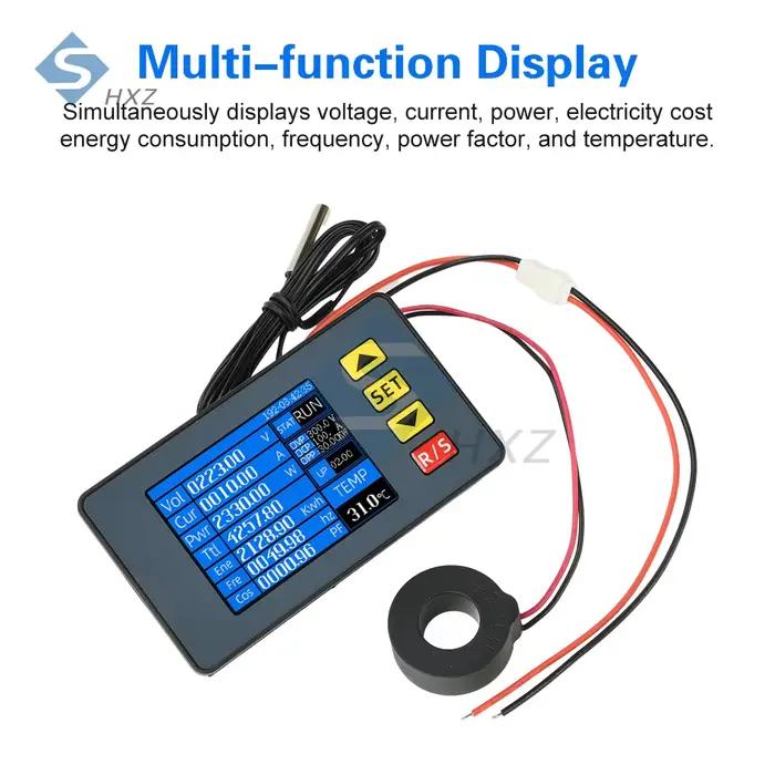 Compteur d'énergie électrique de 2.4 pouces