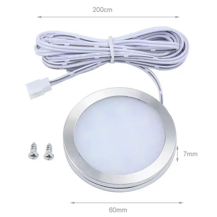 Lumière d'armoire LED 2W avec adaptateur d'alimentation DC 12V