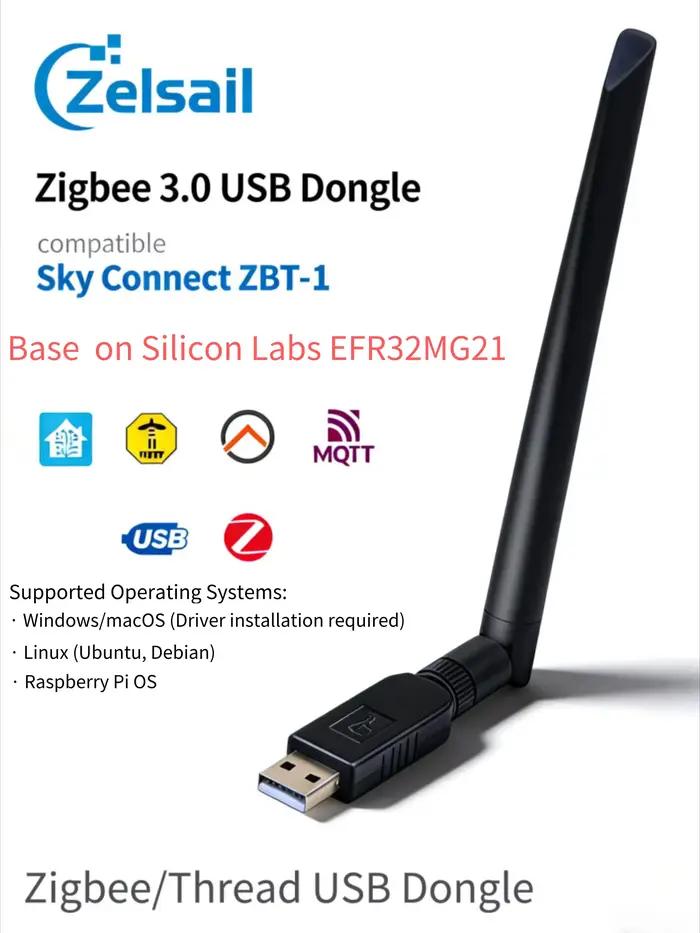 Home Assistant Connect ZBT-1 Dongle Zigbee 3.0 compatible avec Zigbee