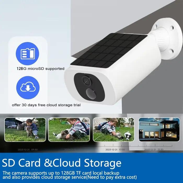 Caméra solaire sans fil 5MP Tuya Smartlife pour extérieur