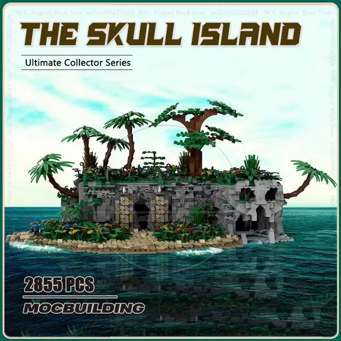 Décennie s de construction de l'île Moc