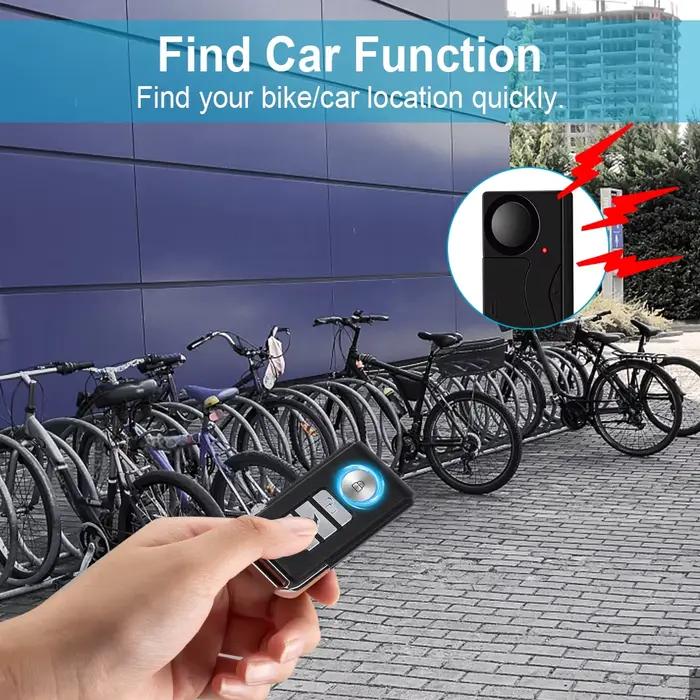 Alarme de porte et fenêtre antivol à vibration sans fil avec télécommande