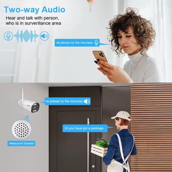 Caméra sans fil Smar 3/5MP avec moniteur 10