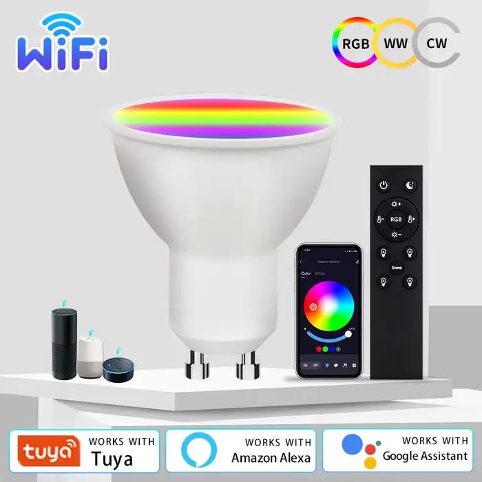 Ampoule Led GU10 Wifi Tuya Smart Life 220V 110V RGB
