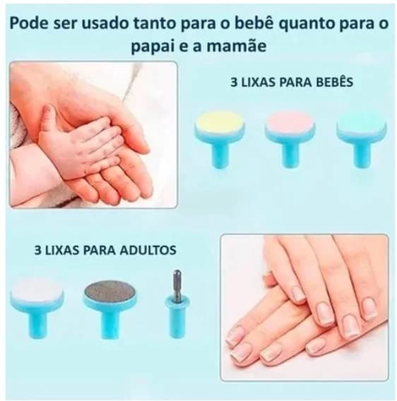 Ponceuse à ongles électrique C/6 pour bébé, tondeuse de tous les jours
