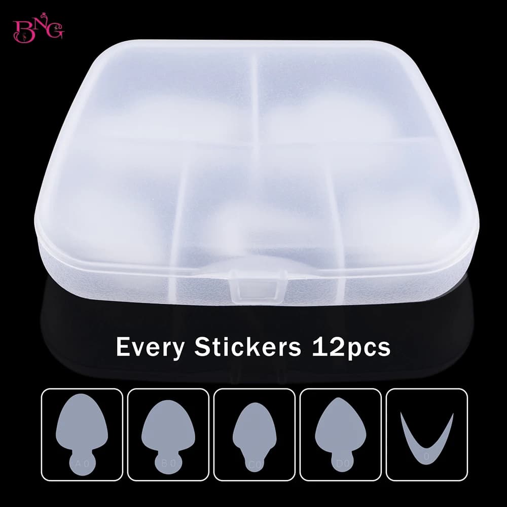 Coussinets en Silicone souple réutilisables, pochoir français, autocollant pour Gel pour ongles Poly