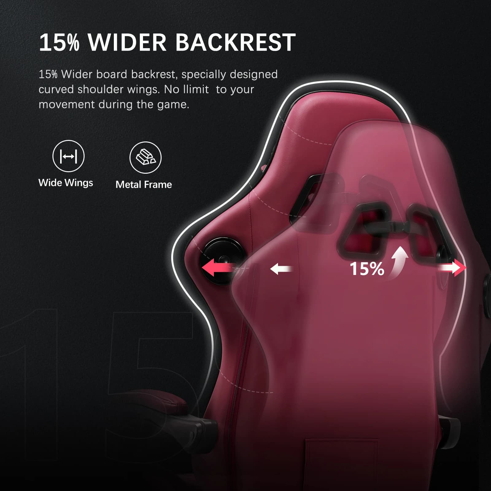 GTPLAYER chaise de jeu réglable ergonomique en simili cuir pivotant PC et chaise de jeu de course av