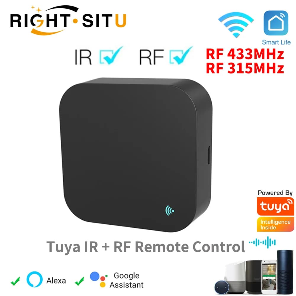 Tuya – télécommande intelligente RF IR, WiFi, pour maison intelligente, pour climatiseur, tous les t