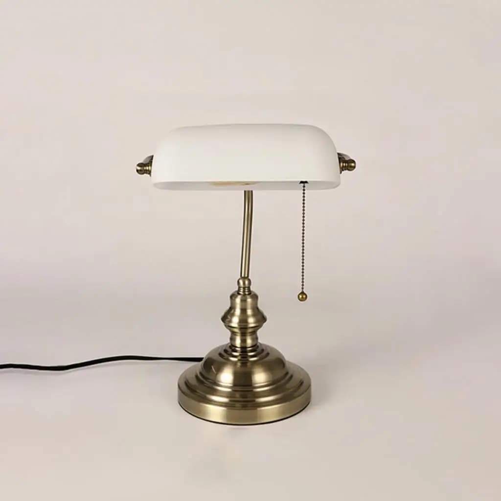 Abat-jour Bankers de style vintage, lampe de lecture, décoration britannique, style rétro traditionn