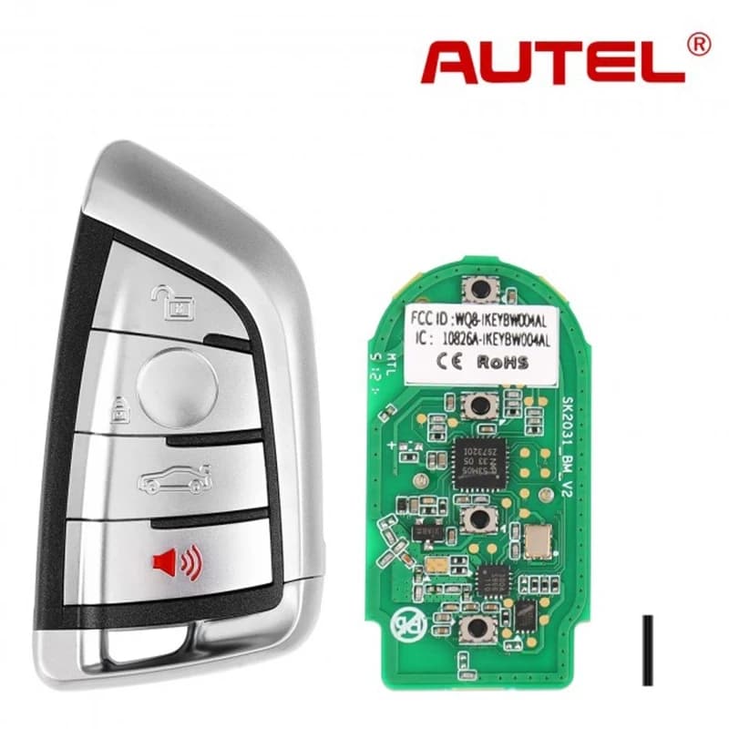 AUnicknSmart Key, BW004AL IEllYBW004AL pour BMWWWork avec MaxiIM KM100, programmeur de clé, compatib