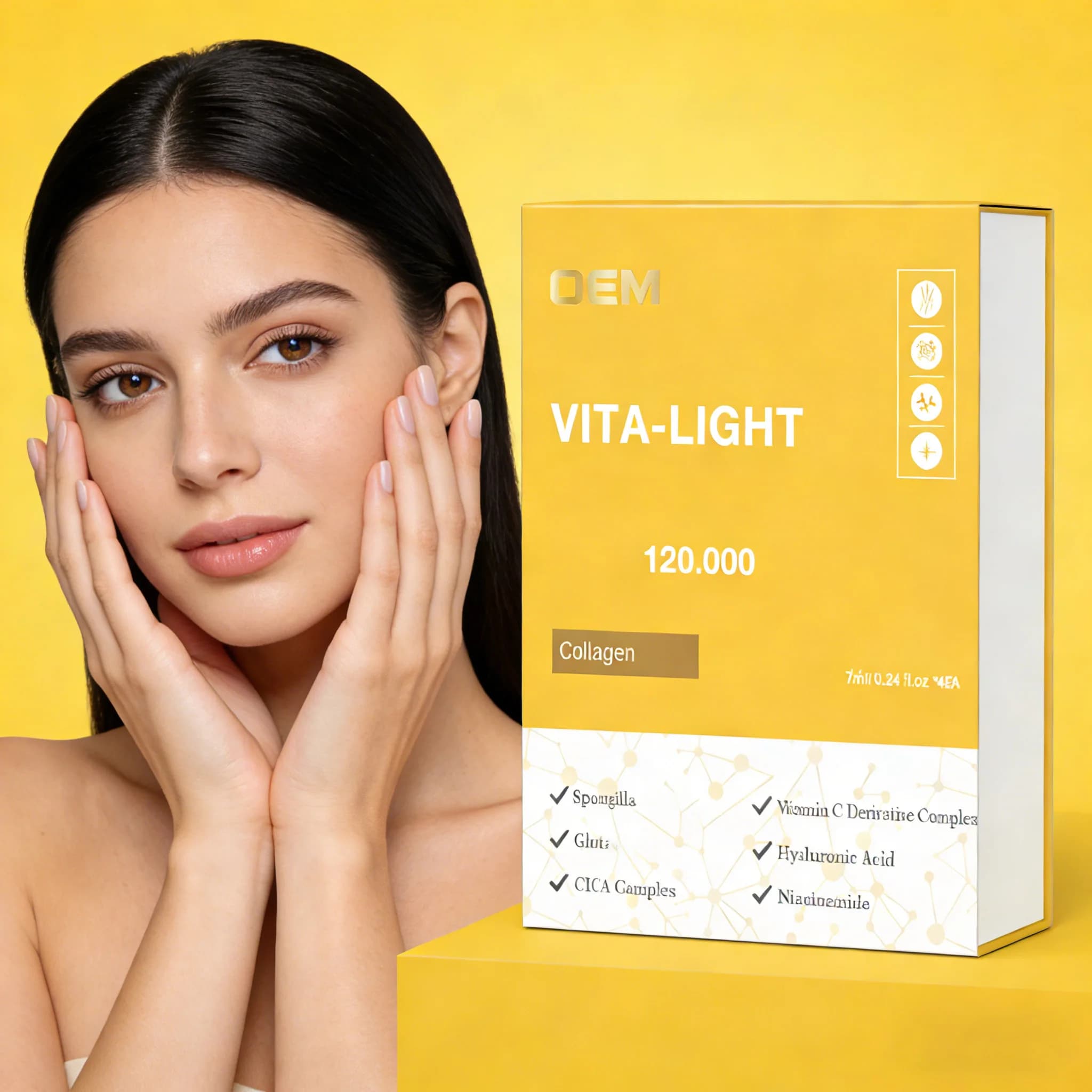 NOUVEAU 2026 Exos PDRN GSH Sérum Vita Collagène Peptide Essence Soin Visage Lissant Hydratant Beauté